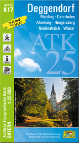 ATK25-K17 Deggendorf (Amtliche Topographische Karte 1:25000) - 