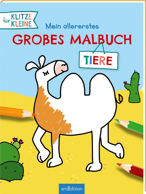 Mein allererstes großes Malbuch – Tiere