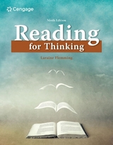 Reading for Thinking - Flemming, Laraine