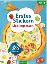 Erstes Stickern – Lieblingsessen