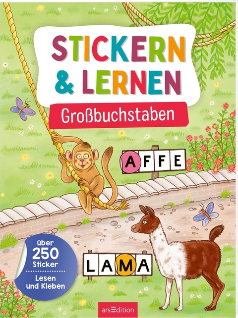 Stickern & Lernen – Großbuchstaben