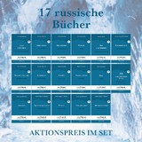 17 russische Bücher (Bücher + Audio-Online) - Lesemethode von Ilya Frank - Anton Pawlowitsch Tschechow, Nikolai Wassiljewitsch Gogol, Alexander Puschkin, Iwan Turgenew, Ilya Frank