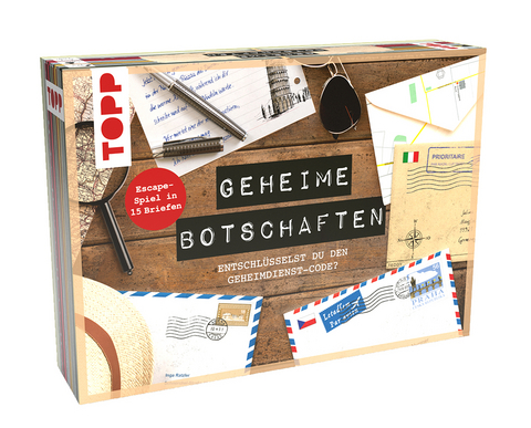 Geheime Botschaften - Entschlüsselst du den Geheimdienst-Code? Escape-Rätsel-Spiel in 15 Briefen - Hans Pieper