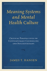 Meaning Systems and Mental Health Culture -  James  T. Hansen