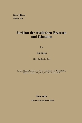 Revision der triadischen Bryozoen und Tabulaten - Erik Flügel