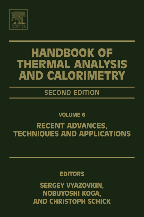 Handbook of Thermal Analysis and Calorimetry - 