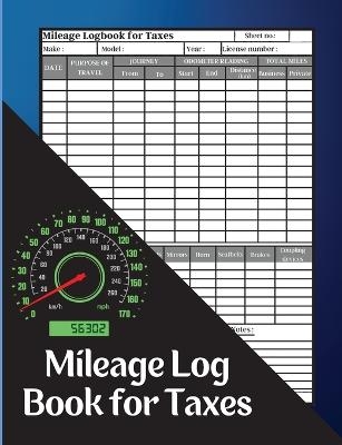 Mileage Log Book for Taxes - Ombladon Marco