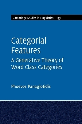 Categorial Features - Phoevos Panagiotidis