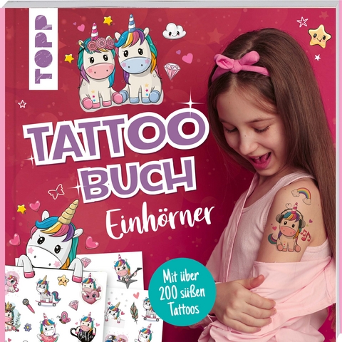 Tattoobuch Einhörner -  Frechverlag