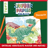 Zauberpapier Malbuch Dinosaurier - Natascha Pitz