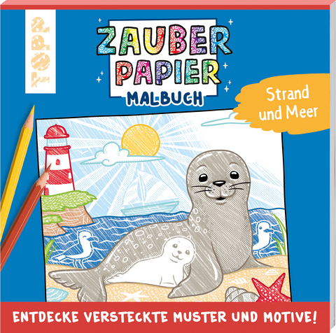 Zauberpapier Malbuch Strand und Meer - Natascha Pitz