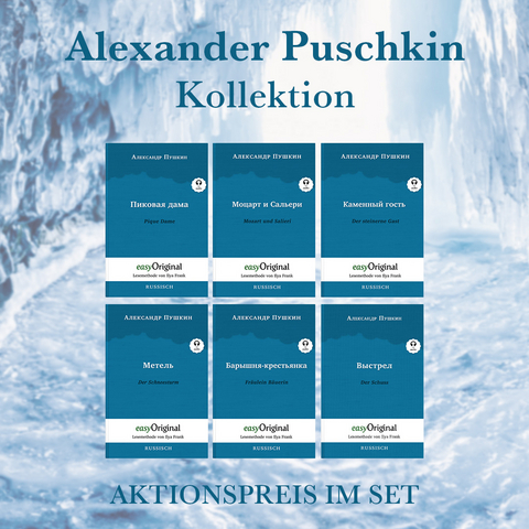 Alexander Puschkin Kollektion (Bücher + Audio-Online) - Lesemethode von Ilya Frank - Alexander Puschkin