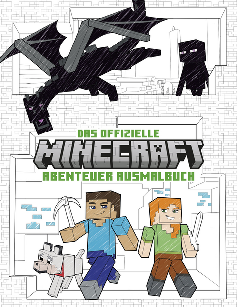 Das offizielle Minecraft-Abenteuer-Ausmalbuch -  Insight Editions