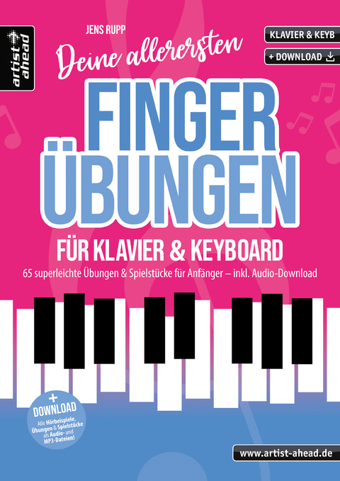 Deine allerersten Fingerübungen für Klavier & Keyboard - Jens Rupp