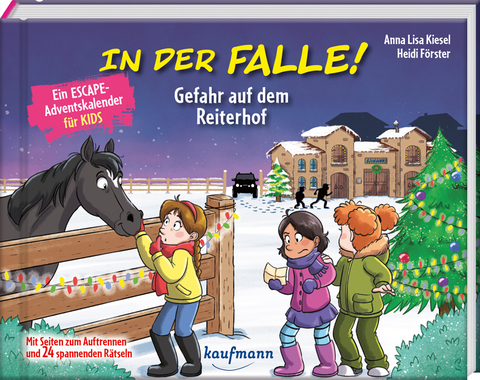 In der Falle! Gefahr auf dem Reiterhof - Ein Escape-Adventskalender für Kids - Anna Lisa Kiesel