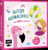 Glitzer-Ausmalspaß – Prinzessinnen und Flamingos