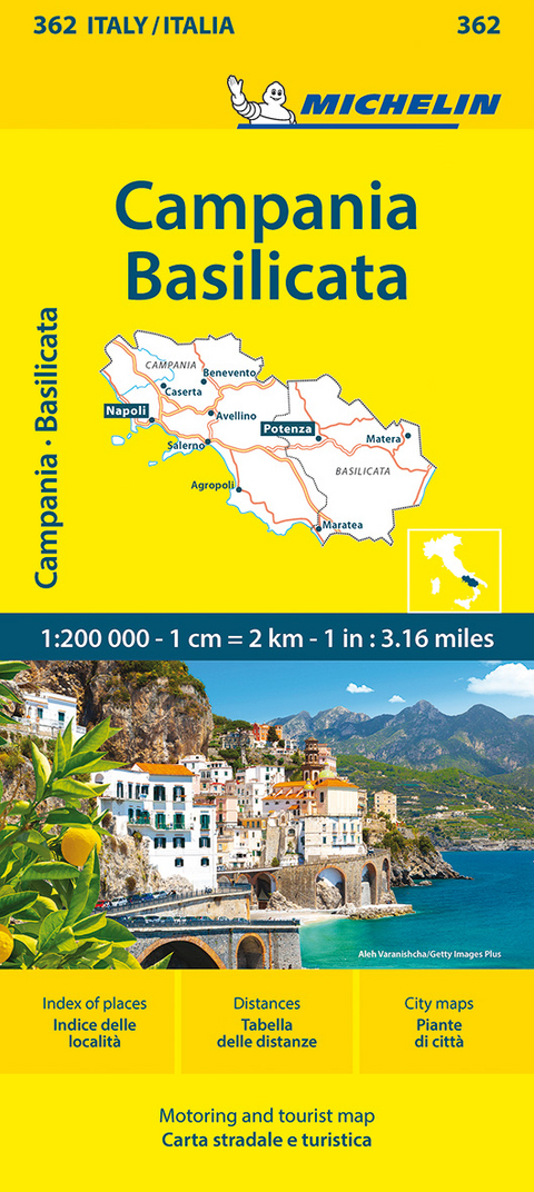 Campania - Michelin Local Map 362 -  Michelin