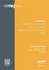 New Developments in International Commercial Arbitration 2022 - 