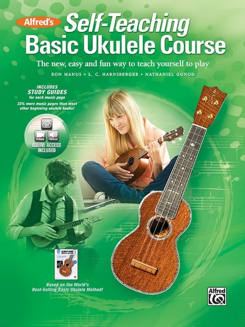 Alfred's Self-Teaching Basic Ukulele Course - Ron Manus, L C Harnsberger, Nathaniel Gunod