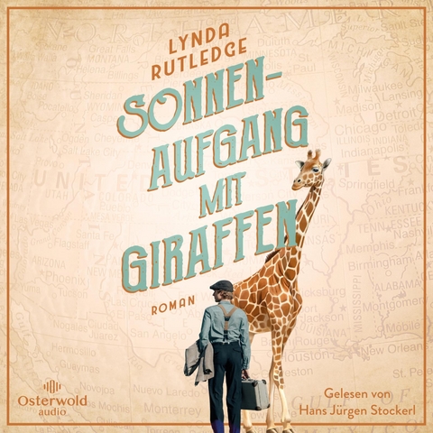 Sonnenaufgang mit Giraffen - Lynda Rutledge