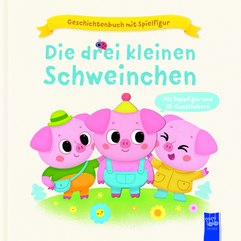 Geschichtenbuch mit Spielfigur - Die drei kleinen Schweinchen - Julie Harman