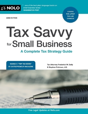 Tax Savvy for Small Business - Stephen Fishman