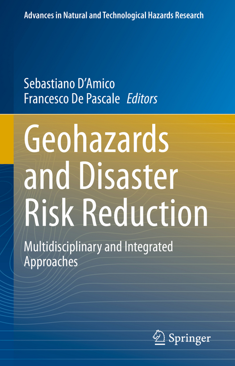 Geohazards and Disaster Risk Reduction - 