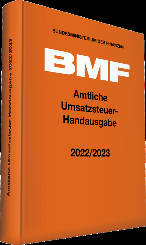 Amtliche Umsatzsteuer-Handausgabe 2022/2023