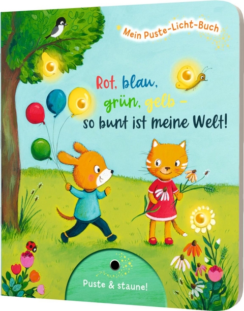 Mein Puste-Licht-Buch: Rot, blau, grün, gelb - so bunt ist meine Welt! - Fee Krämer