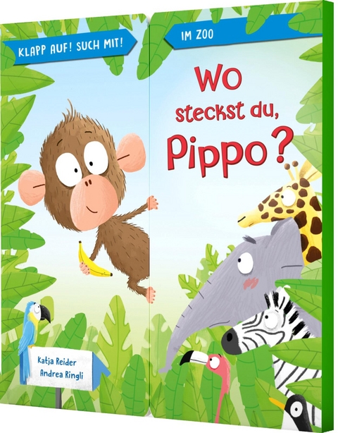 Klapp auf! Such mit!: Wo steckst du, Pippo? - Katja Reider