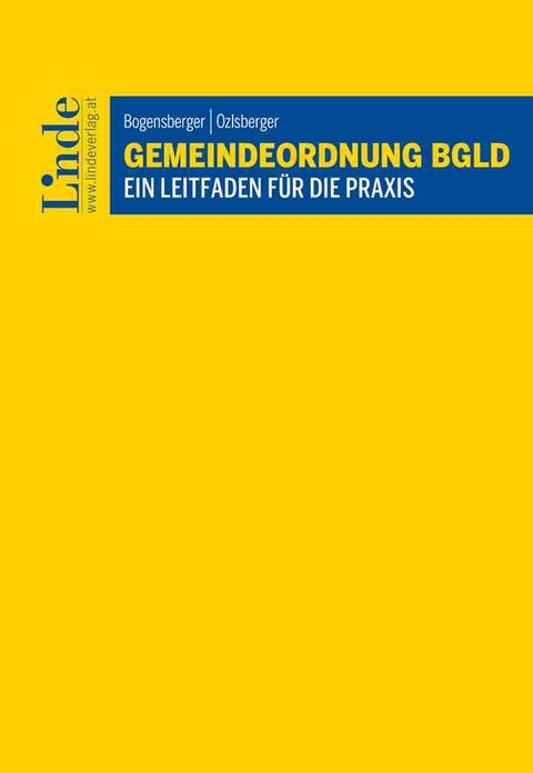 Gemeindeordnung Bgld - Ruby Bogensberger, Bernhard Ozlsberger