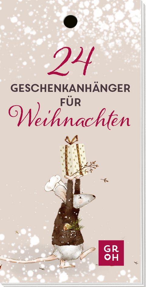 24 Geschenkanhänger für Weihnachten - 