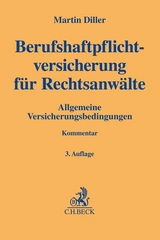 Berufshaftpflichtversicherung für Rechtsanwälte - Martin Diller