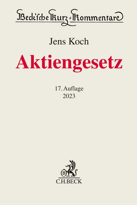 Aktiengesetz - Uwe Hüffer, Jens Koch