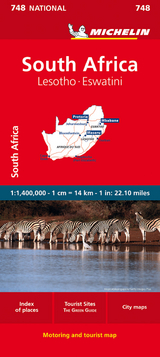 South Africa - National Map 748 - Michelin