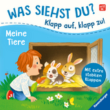 Was siehst du? Klapp auf, klapp zu! Meine Tiere - Sandra Grimm