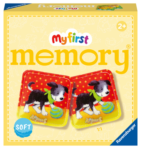 Ravensburger - 20998 - My first memory® Plüsch - Das klassische Gedächtnisspiel mit 24 Stoff-Karten und süßen Tierkindern, Spielzeug ab 2 Jahre - William H. Hurter