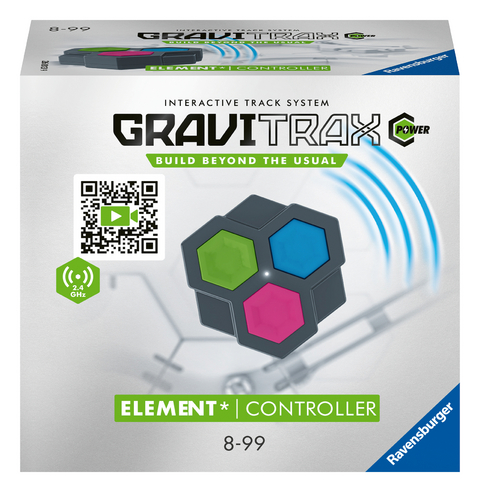 Ravensburger GraviTrax POWER Element Controller - 26813. Elektronisches Zubehör für Kugelbahnen, Konstruktionsspielzeug für Kinder ab 8. Kombinierbar mit allen Starter-Sets, Extensions und Elements.