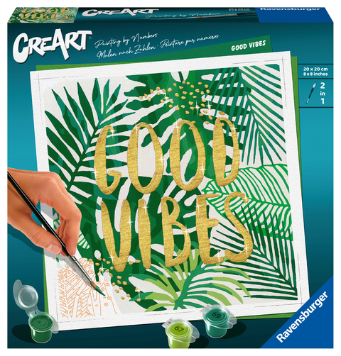 Ravensburger CreArt - Malen nach Zahlen 28999 – Good Vibes – ab 12 Jahren