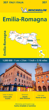 Emilia Romagna - Michelin Local Map 357 - Michelin