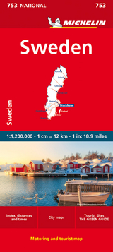 Sweden - Michelin National Map 753 - Michelin