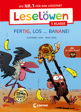 Leselöwen 1. Klasse - Jim ist mies drauf - Fertig, los ... Banane! (Großbuchstaben) - Suzanne Lang