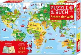 Puzzle & Buch: Städte der Welt - Sam Smith; Kirsteen Robson