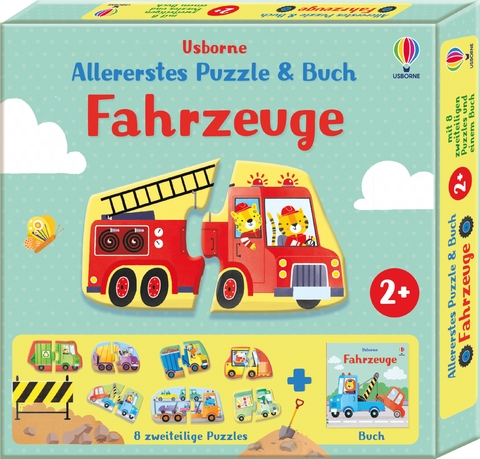 Allererstes Puzzle & Buch: Fahrzeuge - Abigail Wheatley