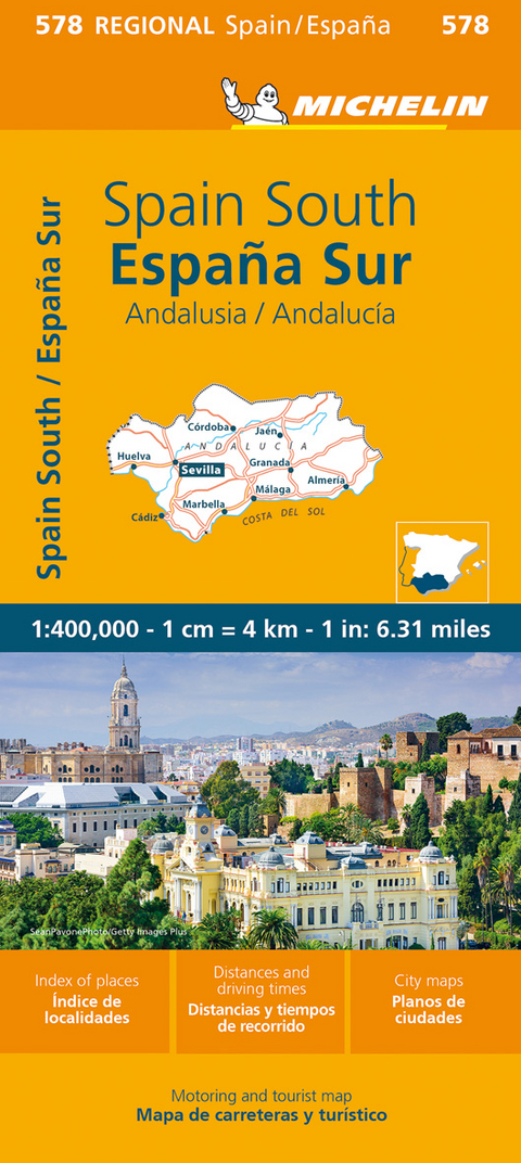 Andalucia - Michelin Regional Map 578 -  Michelin