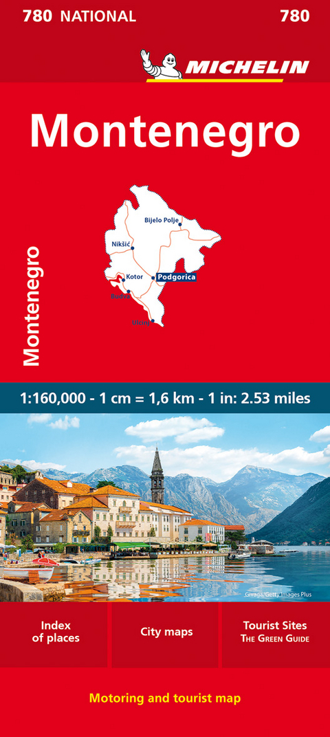 Montenegro - Michelin National Map 780 -  Michelin