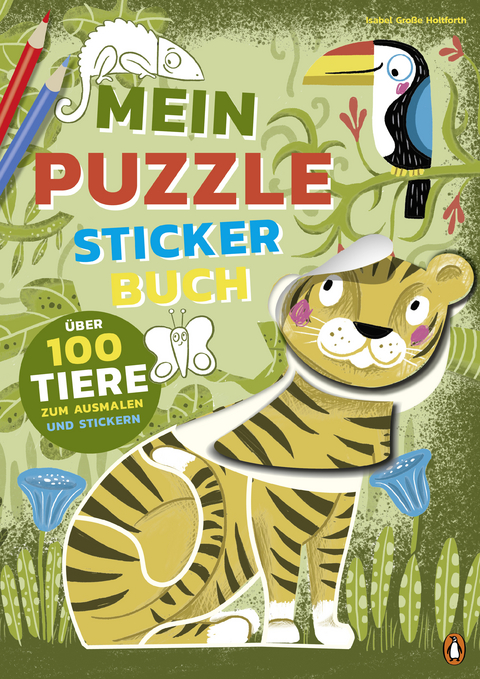 Mein bunter Puzzle-Sticker-Spaß - Tiere - Isabel Große Holtforth