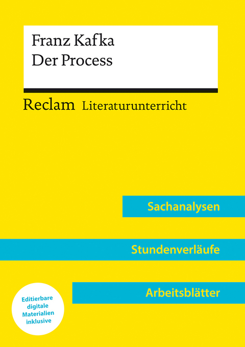 Franz Kafka: Der Process (Lehrerband) | Mit Downloadpaket (Unterrichtsmaterialien) - Barbara Häckl