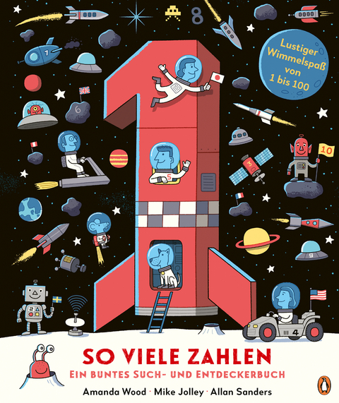 So viele Zahlen – Ein buntes Such- und Entdeckerbuch - Amanda Wood, Mike Jolley