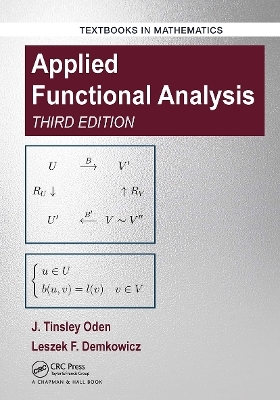 Applied Functional Analysis - J. Tinsley Oden, Leszek Demkowicz